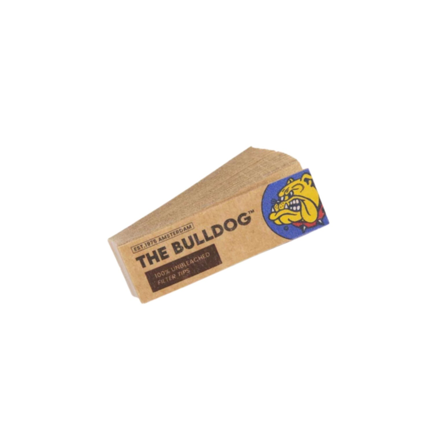 Carnet de 33 filtres en carton non blanchi The Bulldog