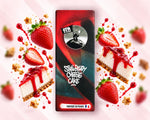 Cartouche CBD Strawberry Cheesecake OTM Full Spectrum 1 ml fabriquée en France, saveur fraise sucrée et cheesecake crémeux.