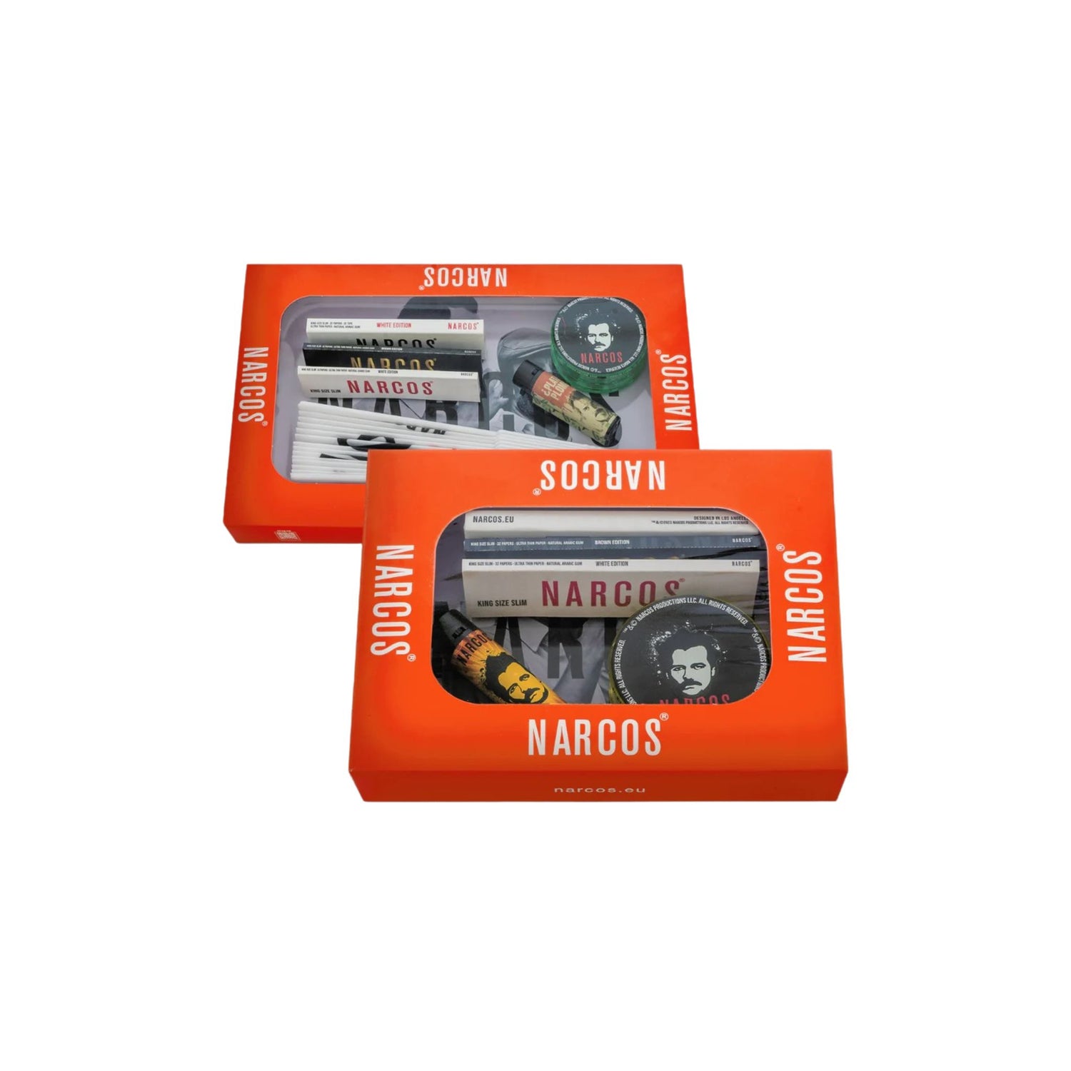 Coffret Narcos plateau blanc