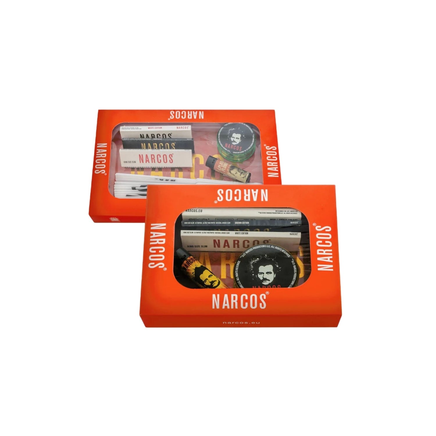 Coffret Narcos plateau rose