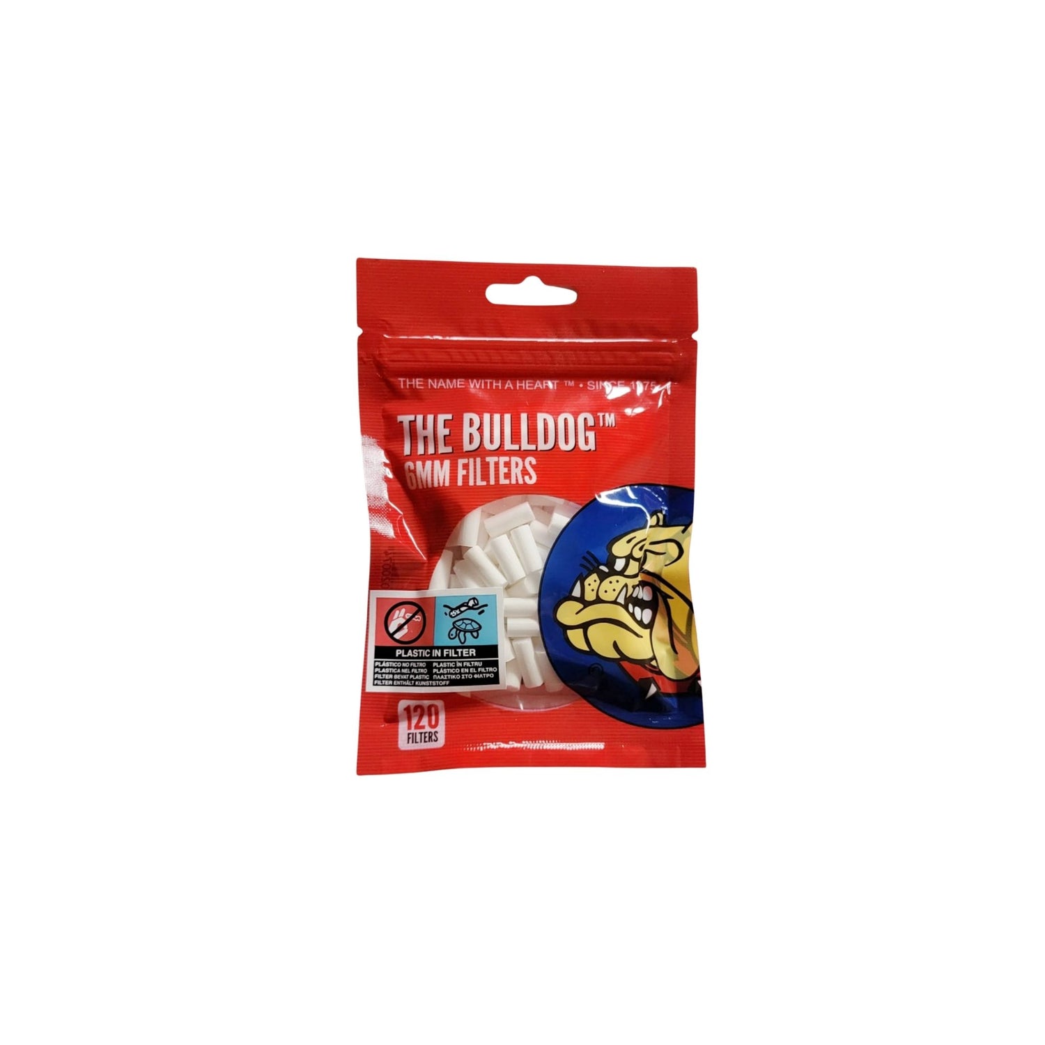 Filtres 6mm x 120 The Bulldog en sachet