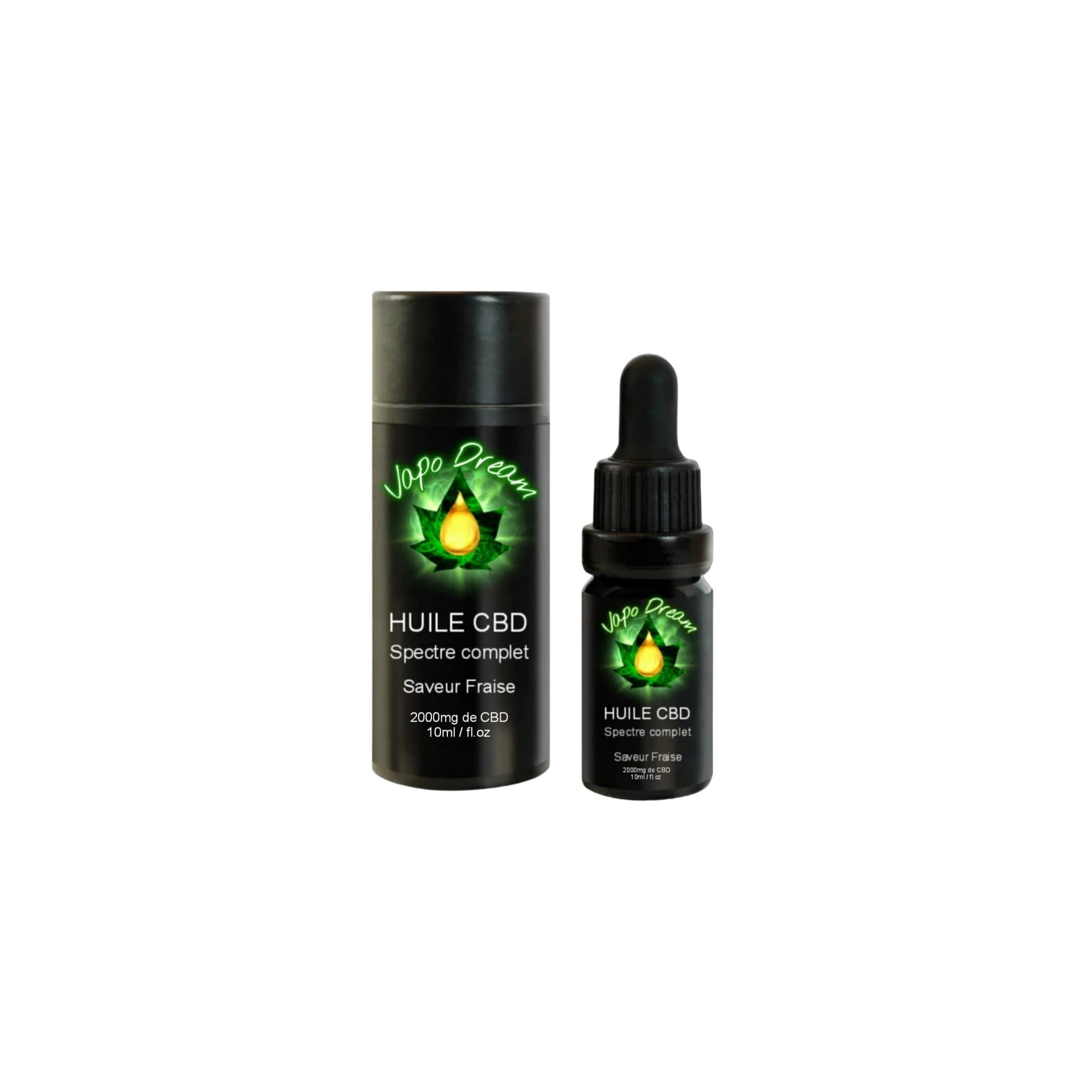 Huile CBD Full Spectrum Fraise 20%