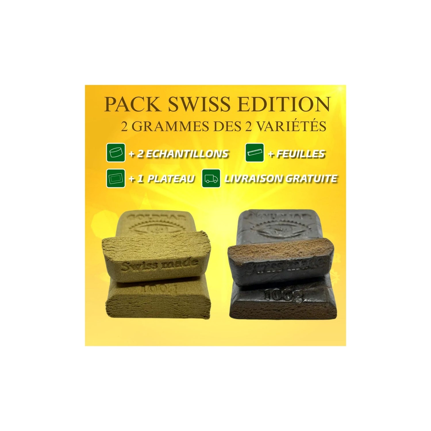 Pack Goldbar420 - Swiss Edition 4g