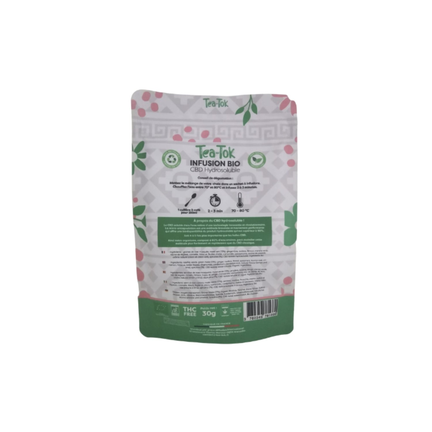 Infusion Tea-Tok Détox dos sachet
