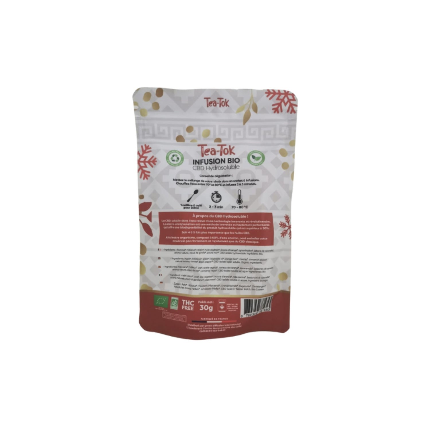Infusion Tea-Tok Noël dos sachet