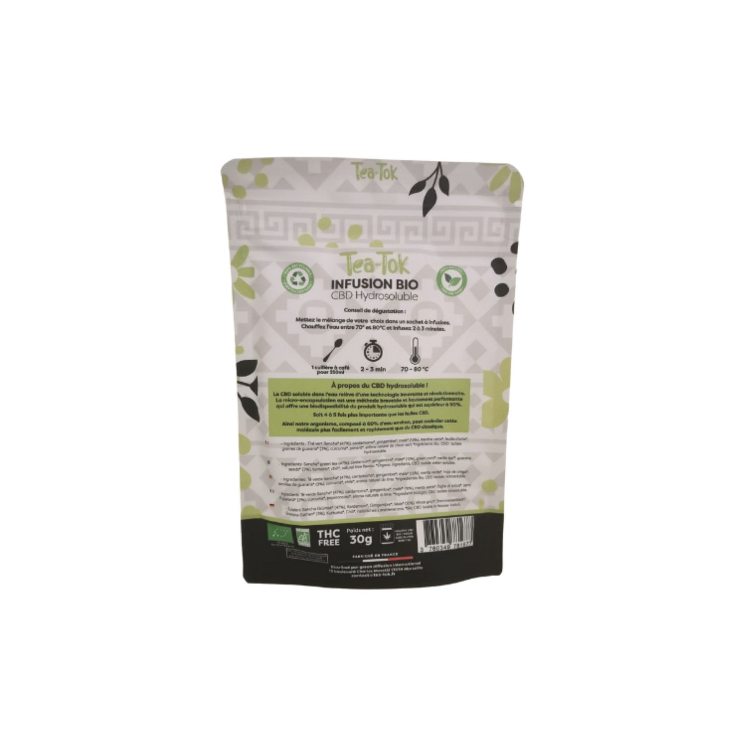 Infusion Tea-Tok Sport dos sachet