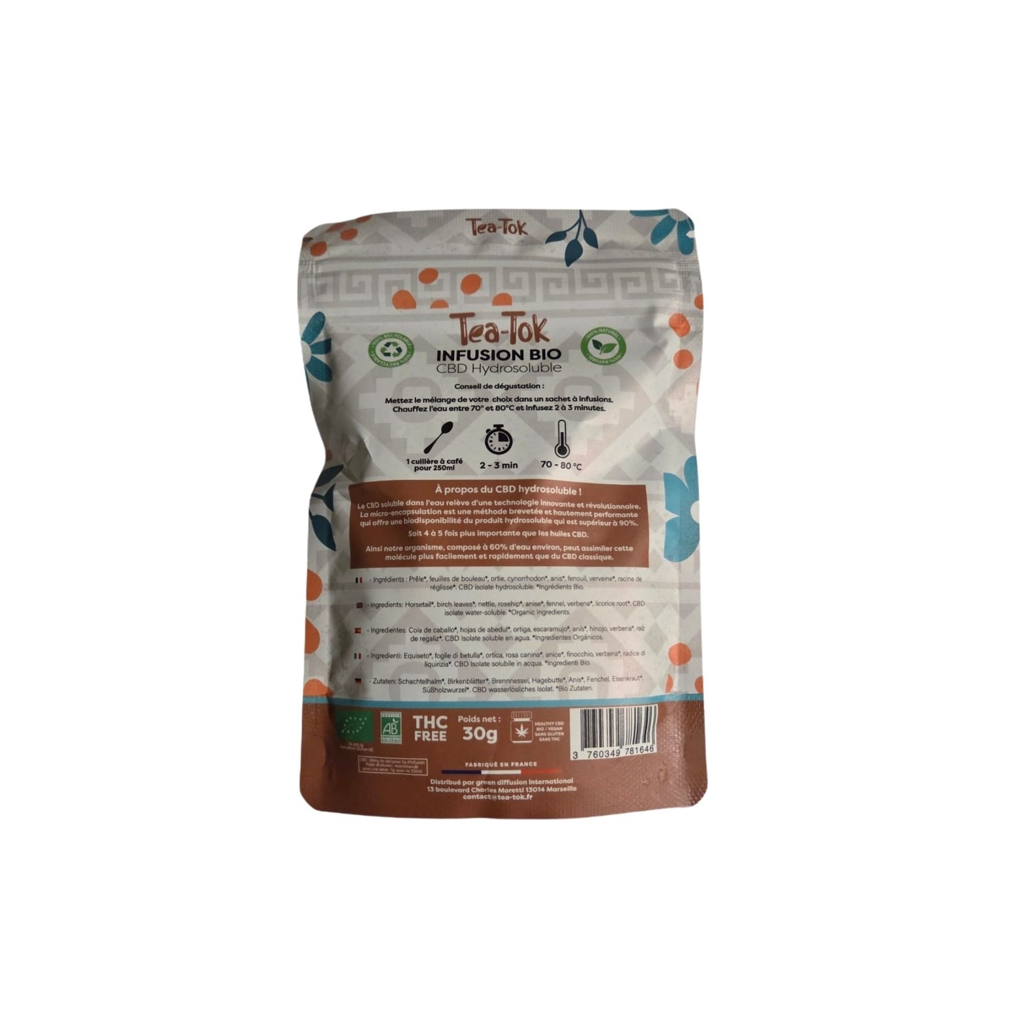 Infusion Tea-Tok Minceur dos sachet
